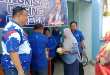 Perkuat Kepedulian Sosial, Demokrat Pati Salurkan 650 Paket Daging Kurban