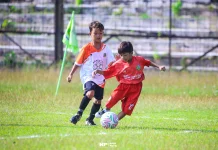 Puluhan Anak Ikuti Festival Sepakbola FORSGI di Rembang