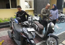 Polrestabes Semarang Kembalikan Motor Mahasiswa yang Hilang saat Magang