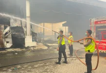 PT Dua Putra Pati Kebakaran, Sebagian Besar Area Pabrik Hangus