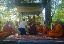 Ratusan Umat Buddha Se-Jateng Napak Tilas Kebangkitan Buddhisme di Indonesia