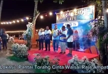 AVC Beach Tour Raja Ampat Open 2026 Dibuka Gubernur Elisa Kambu