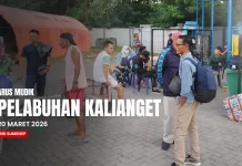 Arus Mudik di Pelabuhan Kalianget H-1 Idul Fitri 2026