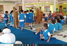 Awal Masuk Sekolah, TK Negeri Pembina Gelar Halal Bihalal dan Tukar Kue