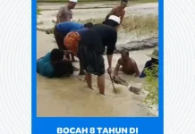 Pelajar di Sumenep Diduga Terseret Arus Saat Bermain di Parit