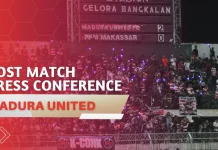 Jumpa Pers Madura United usai Pastikan Bertahan di Super League