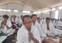 Suasana Wuquf Kloter 77 Sumenep