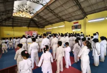 Ratusan Karateka Ikuti Ujian Kenaikan Tingkat INKAI Sumenep