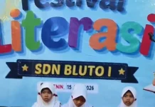 Festival Literasi dan Bazar Makanan Sehat Semarakkan SDN Bluto I