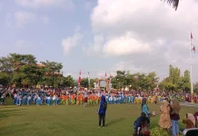 Seribu Anak TK dan PAUD se-Kabupaten Sumenep Tampilkan Tari Massal