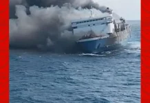 KMP Mutiara Sentosa 2 Terbakar di Sumenep