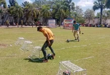 Sepak Bola Terong Hibur Warga Sambut HUT RI