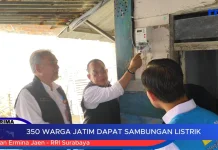 PT PLN (Persero) UID Jatim Salurkan 350 Sambungan Gratis