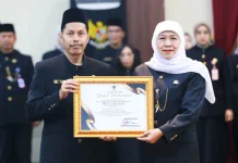 Sebanyak 65 Kepala Sekolah Dilantik Gubernur Khofifah