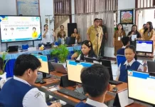 Wabup Sangiihe Bulahari Buka Pelaksanaan Asesmen Siswa SMP Sederaja