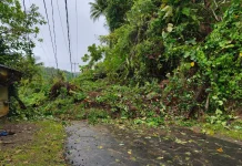 Jalan Tertimbun Longsor, Akses Keluar-Masuk Kampung Lesabe Satu Terhenti Total