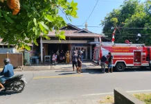Kebakaran Tempat Praktik Dokter di Malebur Diduga Korsleting Kabel Listrik