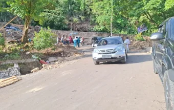 Jalan Enang Kembali Hidup, Arus Lalu Lintas Mulai Lancar