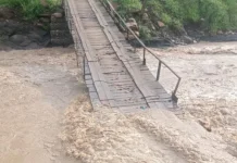 Jembatan Burlah Putus, Mobilitas Empat Desa Aceh Tengah Terganggu