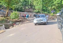 Jalan Enang Kembali Hidup, Arus Lalu Lintas Mulai Lancar