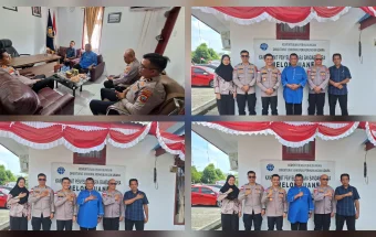 Sinergi Keamanan Perbatasan, Kapolres Talaud Sambangi Bandara Melonguane