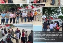 Pemkab Talaud Serahkan Tiga Ambulans Laut Perkuat Yankes 3T