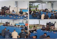 Danlanal Melonguane Gelar Syukuran dan Doa Rumah Jabatan, serta Bukber