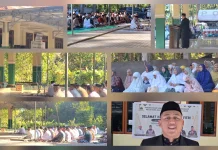 Umat Muslim di Melonguane Khusyuk Laksanakan Sholat Idul Fitri 1447 H