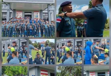 Danlanal Melonguane Pimpin Korps Raport Kenkat 12 Prajurit Jalasena