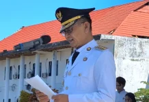 Bupati Welly Titah Pimpin Upacara Hari Otonomi Daerah ke-30