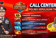 Polres Talaud Maksimalkan Layanan Call Center 110