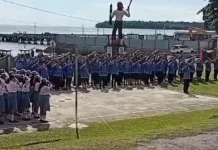 Peringatan Hari Lahir Pancasila di Kecamatan Lirung