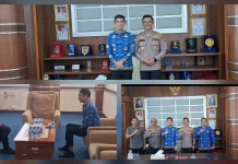 Perkuat Sinergitas, Kapolres Talaud AKBP Dwi Yatmoko CC  ke Bupati Welly Titah