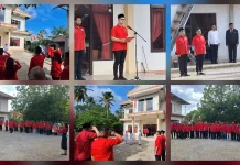 Semarak HUT RI ke-81, DPC PDIP Talaud Gelar Upacara Khidmat di Melonguane