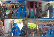Sambut HUT ke-81 TNI AL: Lanal Melonguane Gelar Anjangsana ke Tokoh Adat