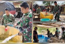 Kodim 1312/Talaud Salurkan Bantuan Air Bersih Serentak di Wilayah Teritorial
