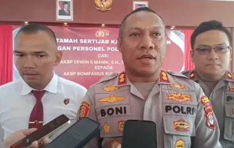 AKBP Bonifasius Rumbewas Resmi Pimpin Polres Tarakan