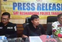 Polisi Tangkap Dua Kurir Sabu Bandara Tarakan