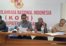 KONI Bulungan Evaluasi Kontingen, Fokus Atlet Berpeluang Medali