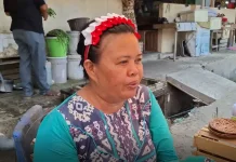 Pedagang Pasar Tenguyun Mengeluh, Sampah Menumpuk