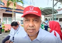 PMI Tarakan Bagikan 4 Ribu Masker ke Pengguna Jalan
