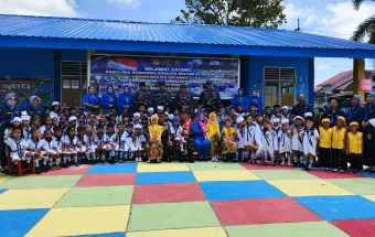 Kunjungan Panglima Komando Armada RI ke TK Hang Tuah Tual