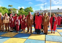 Sambutan SDN 12 Kota Tual Atas Kedatangan Pj Sekda Kota Tual