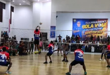 Tim Voli Putra Kodim Menang Tipis Tim Yon TP 914