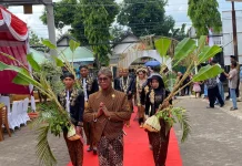 Penutupan TMMD Tuban Diwarnai dengan Nikah Massal