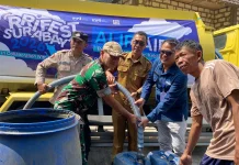 Atasi Kekeringan, RRI Surabaya Salurkan Bantuan 30.000 Liter Air Bersih di Tuban