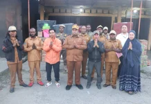 Pemprov Papua Pegunungan Bantu Korban Kebakaran di Kota Wamena