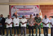 Aletinus Jigibalom Terpilih Sebagai Ketua KONI Lanny Jaya Yang Baru