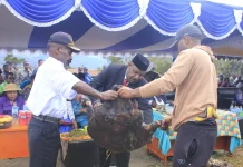 Ribuan Warga Hadiri Ibadah Syukuran Pelantikan Sekda Lanny Jaya di Indawa