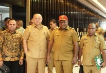 Bupati Atenius Murip Hadiri Forum Strategis Pembangunan Papua di Timika